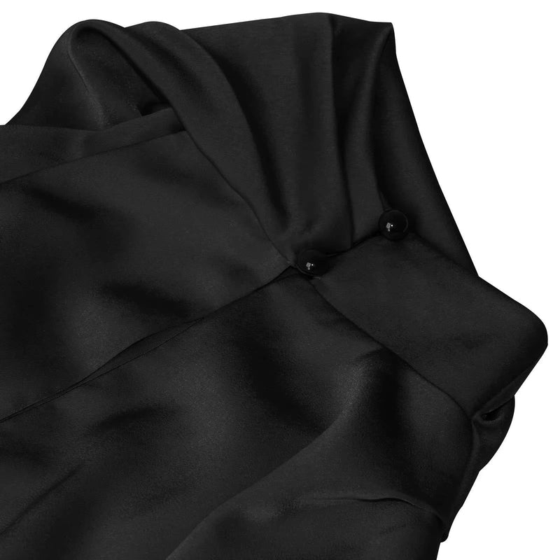 Maya Women's Satin Mini Dress - styled view