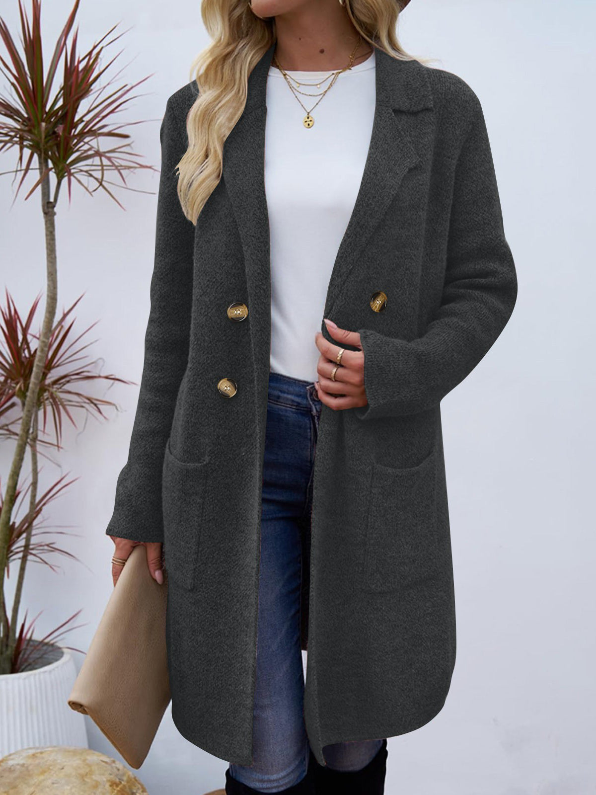 Nora Women's Cardigan - styled view