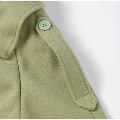 Ines Women's Oversized Trench Coat - full-length view