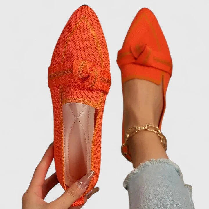 Margot Women's Loafers - fabric and finish detail