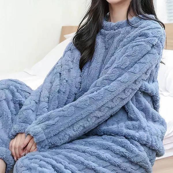 Rosa Women's Pyjama Set - fabric and finish detail