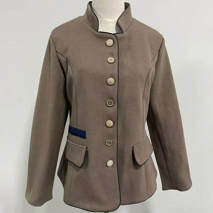 Harlow Women's Blazer - fabric and finish detail
