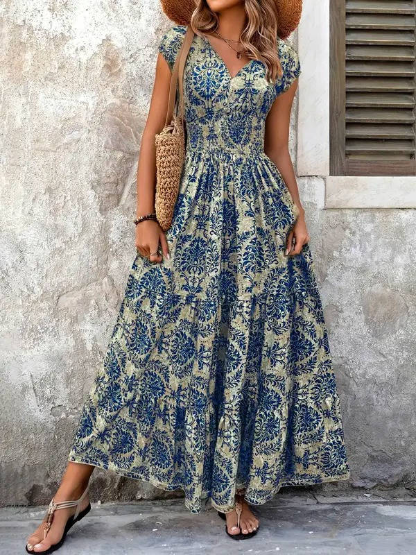 Mabel Women's Maxi Dress - full-length view