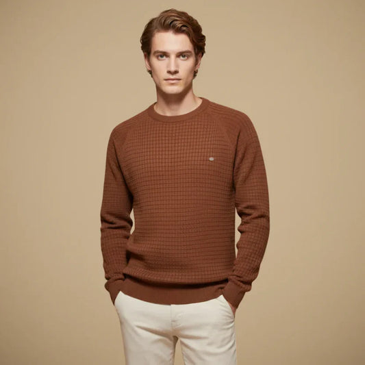 Gray Men's Sweater - front view