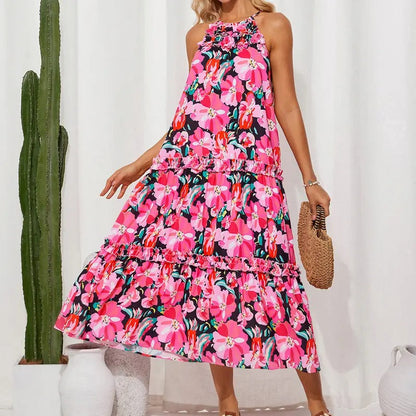 Liana Women's Floral Maxi Dress - front view