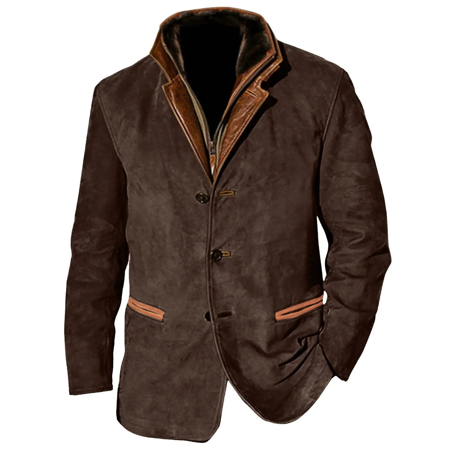 Wilder Men's Suede Blazer - flat lay