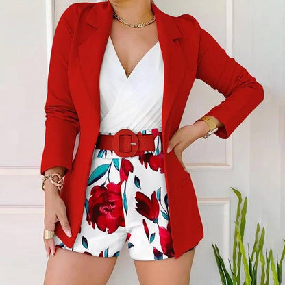 Freya Women's Floral Blazer - shown in use