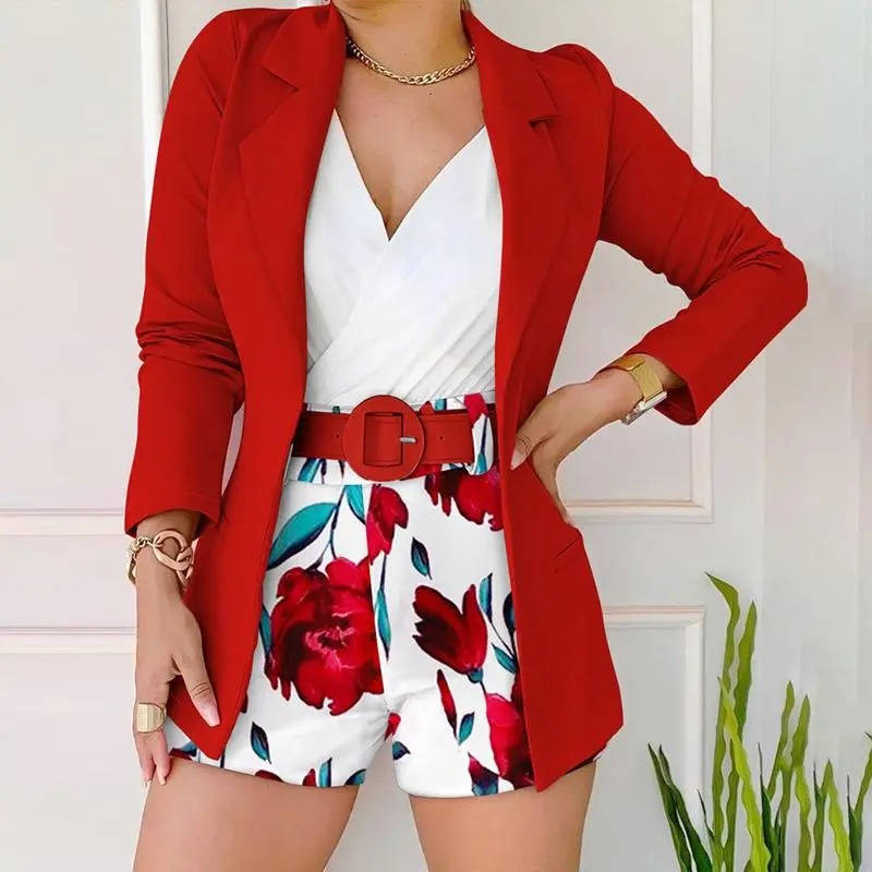 Freya Women's Floral Blazer - shown in use
