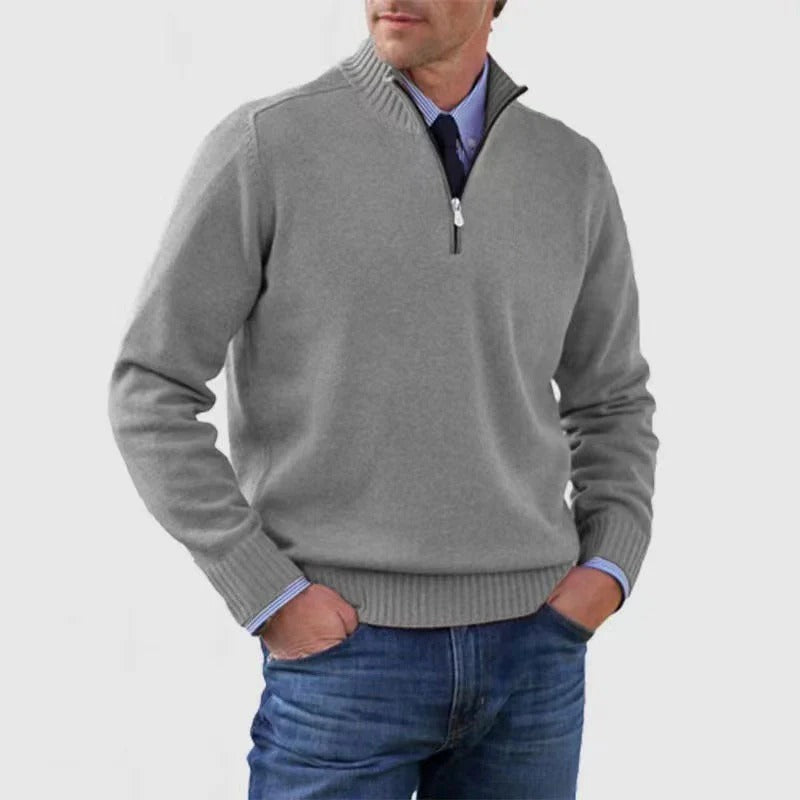Caleb Men's Sweater | Zip