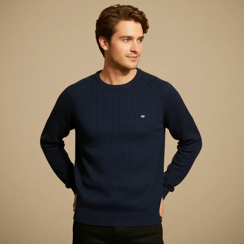 Gray Men's Sweater - flat lay