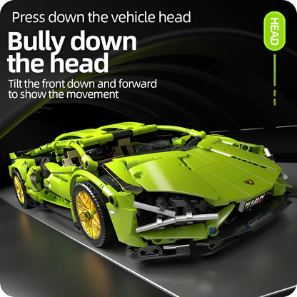 Pine Car Speed Vehicle - back view