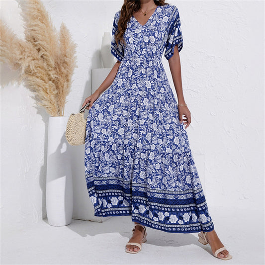 Rowan Women's Floral Maxi Dress - styled view