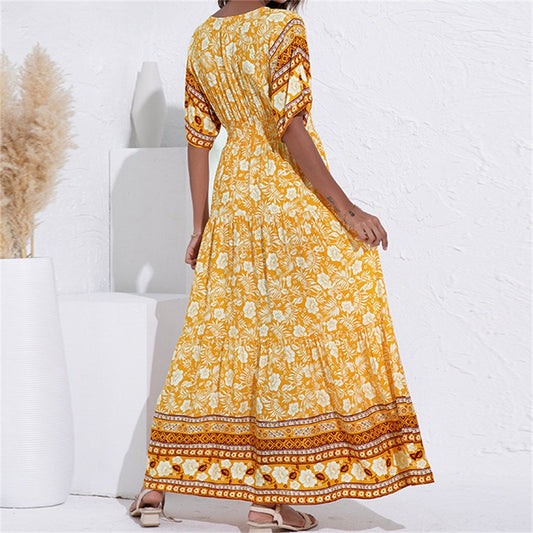 Rowan Women's Floral Maxi Dress - front view
