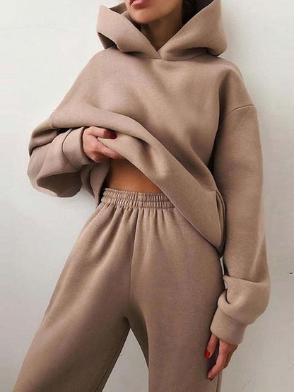 Yvette Women's Oversized Joggers - full-length view