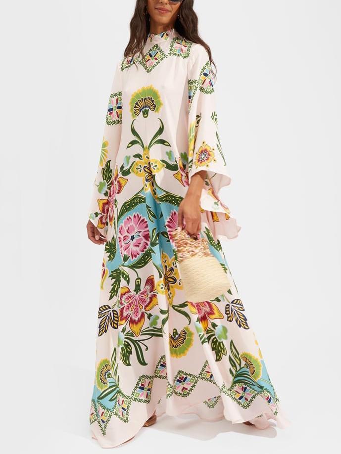 Maya Women's Floral Maxi Dress - front view