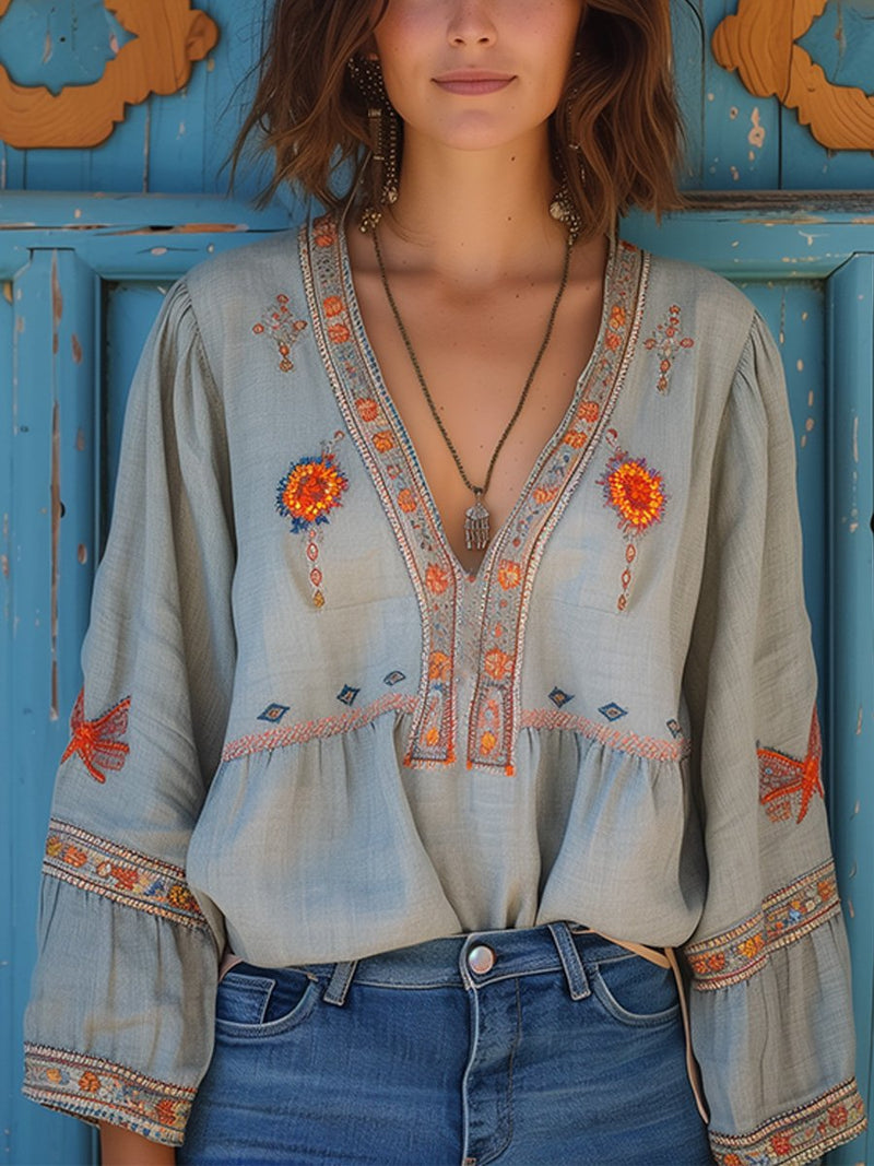 Anaïs Women's Blouse | V-neck