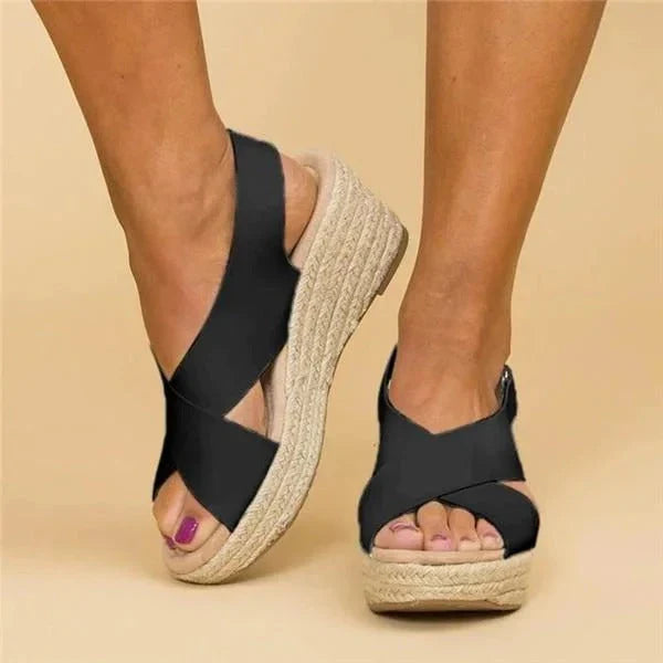 Giselle Women's Espadrilles - fabric and finish detail