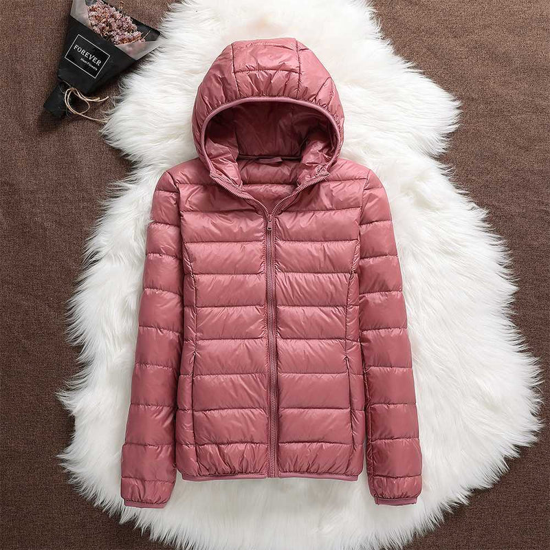 Selma Women's Quilted Puffer Jacket - back view