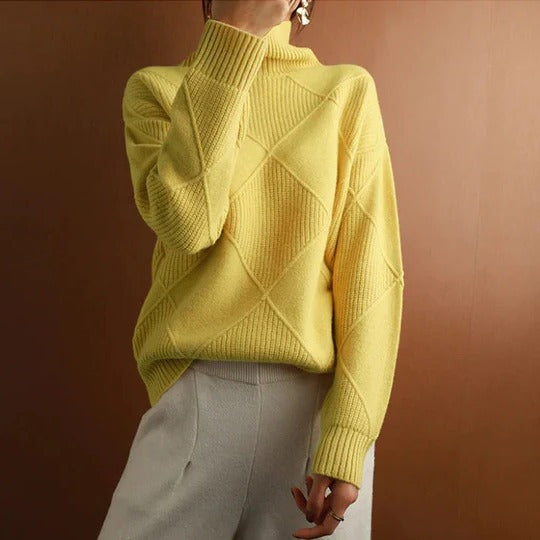 Nadia Women's Sweater - fabric and finish detail