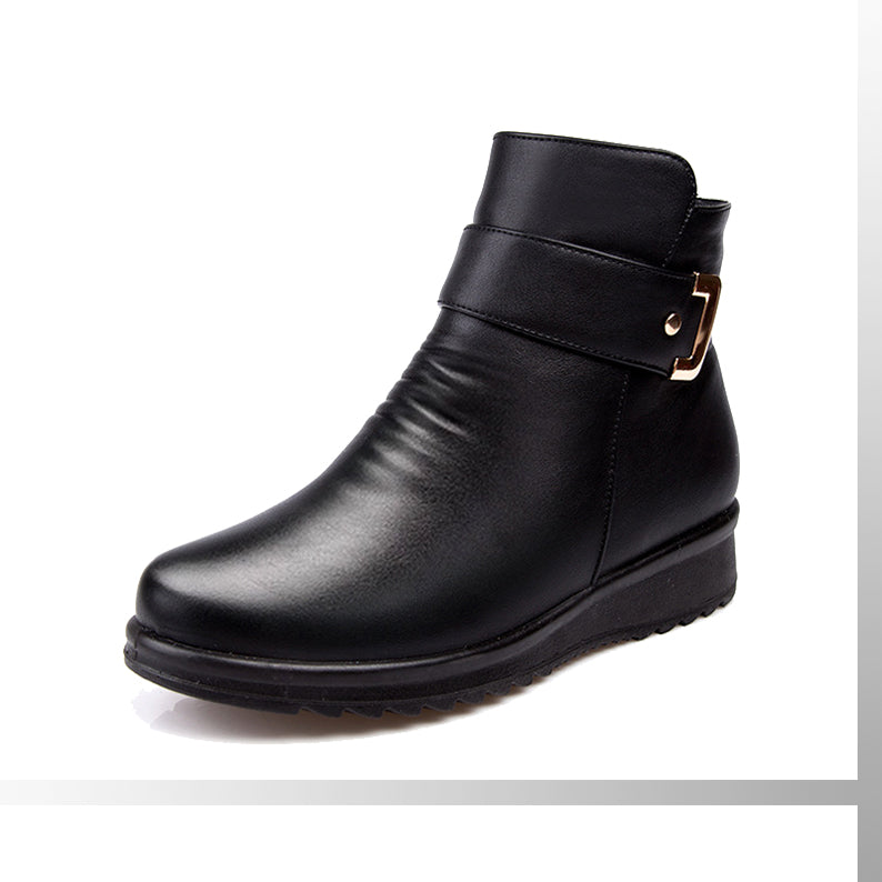 Talia Women's Ankle Boots - fabric and finish detail