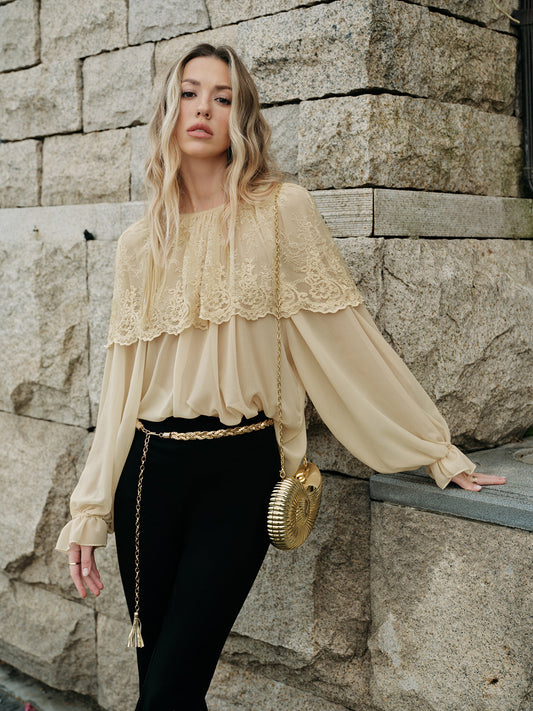 Rosa Women's Oversized Blouse - styled view