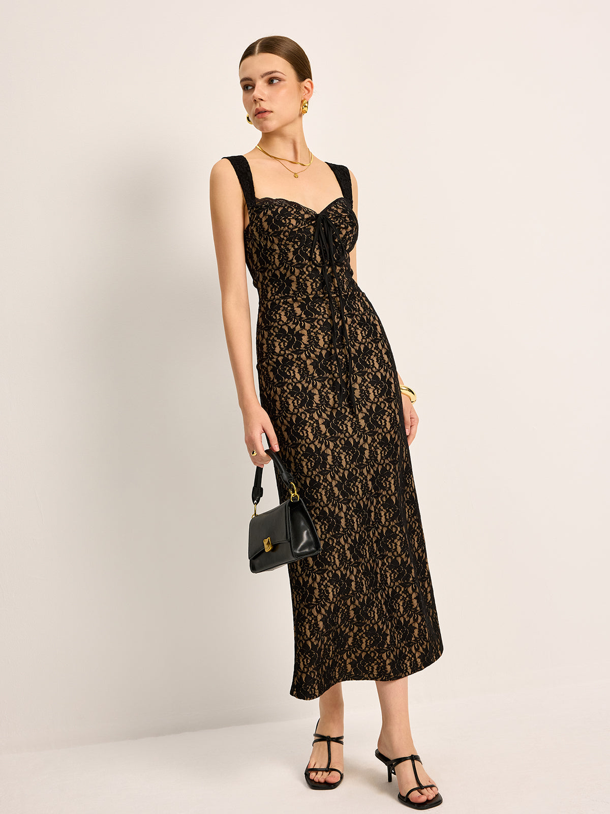 Noor Women's Dress - fabric and finish detail