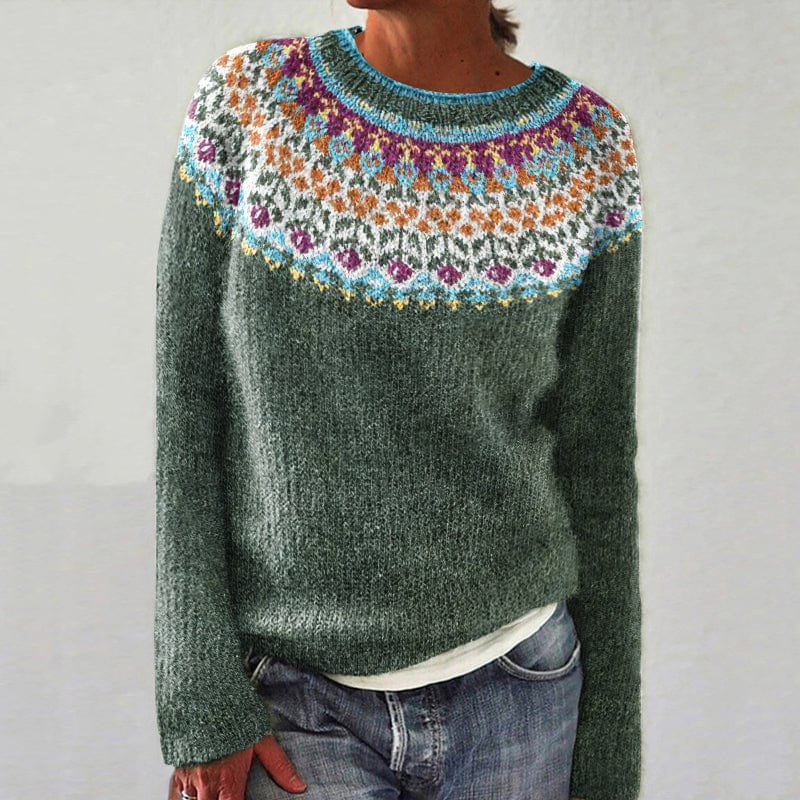 Hattie Women's Sweater | Green