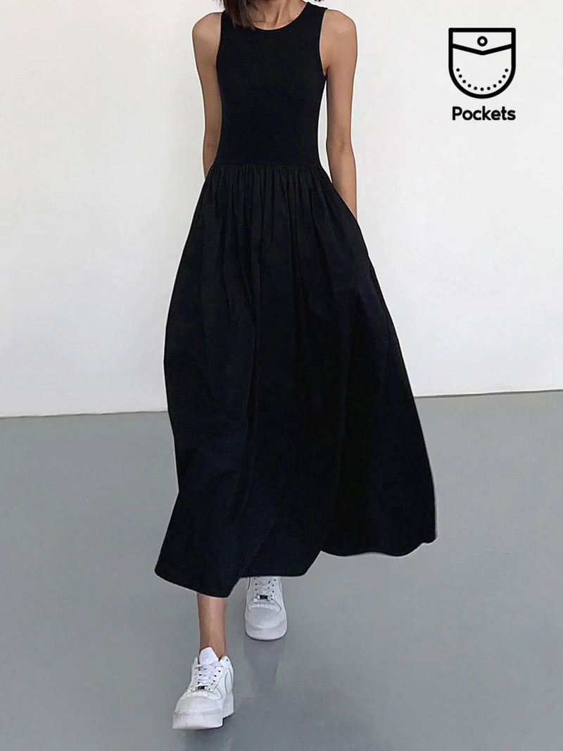 Astrid Women's Dress | Cotton, Jersey, Crew Neck