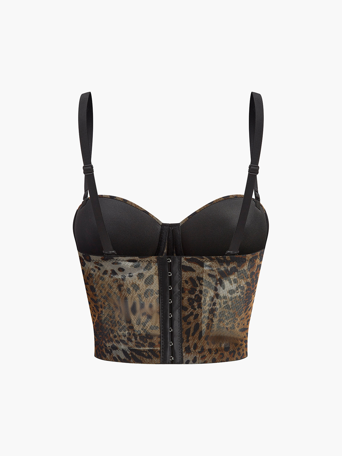 Thea Women's Printed Corset Top - fabric and finish detail