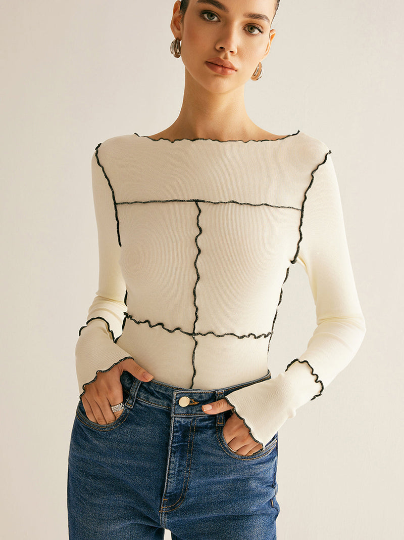 Ulla Women's T-shirt | Crew Neck, Long Sleeve
