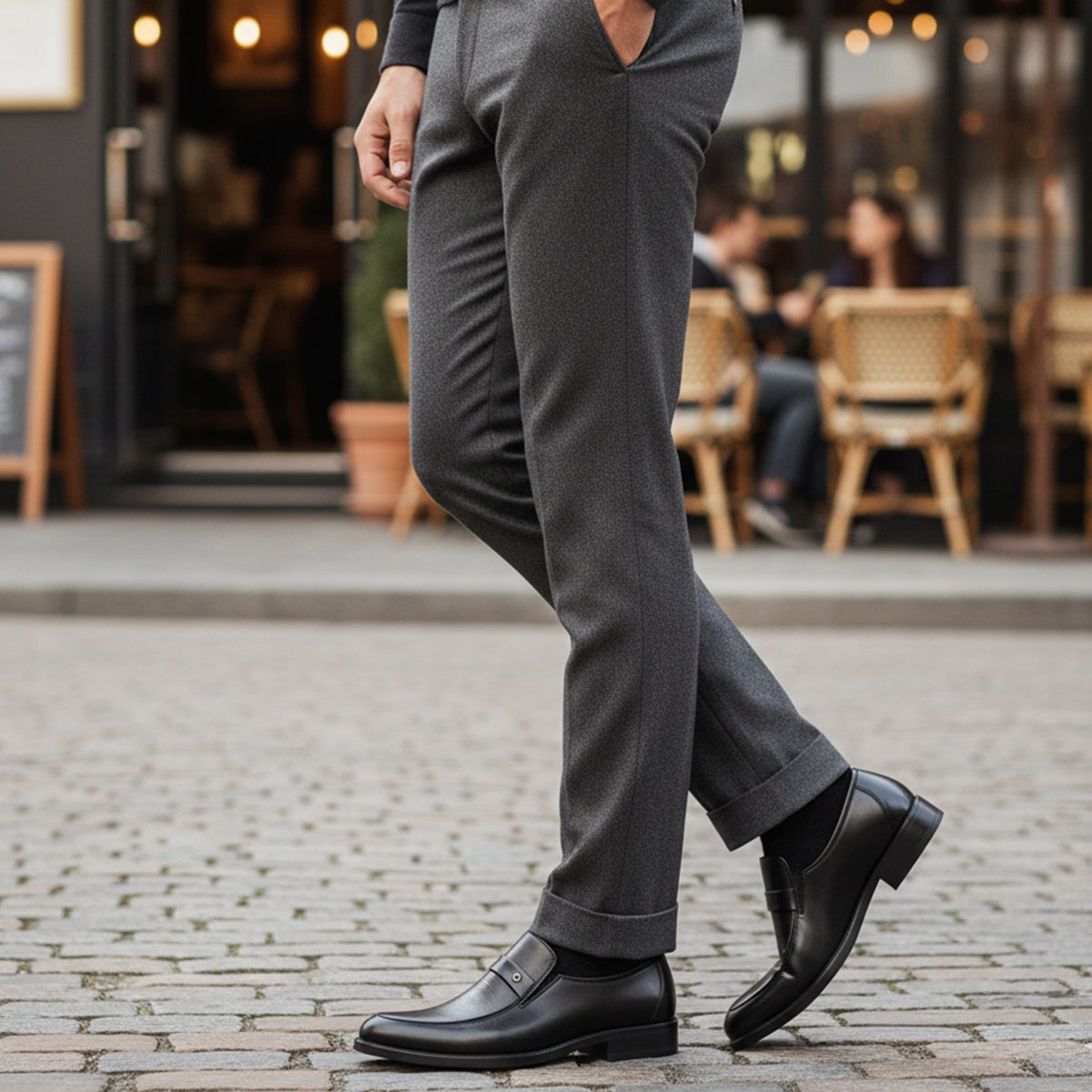 Ezra Men's Loafers - shown in use