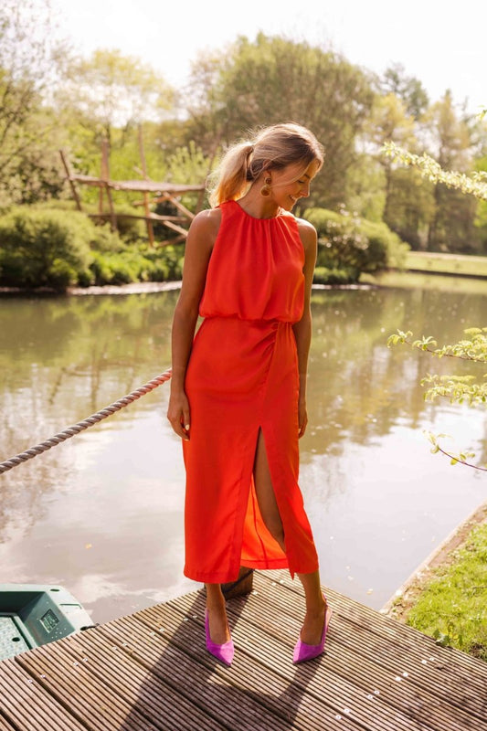 Uma Women's Midi Dress - styled view