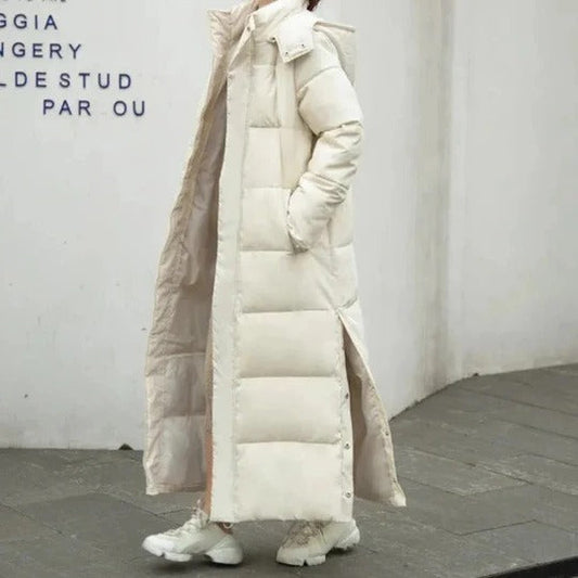 Nell Women's Quilted Coat - styled view