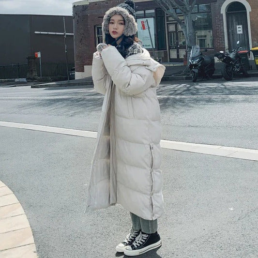 Juliette Women's Quilted Coat - styled view