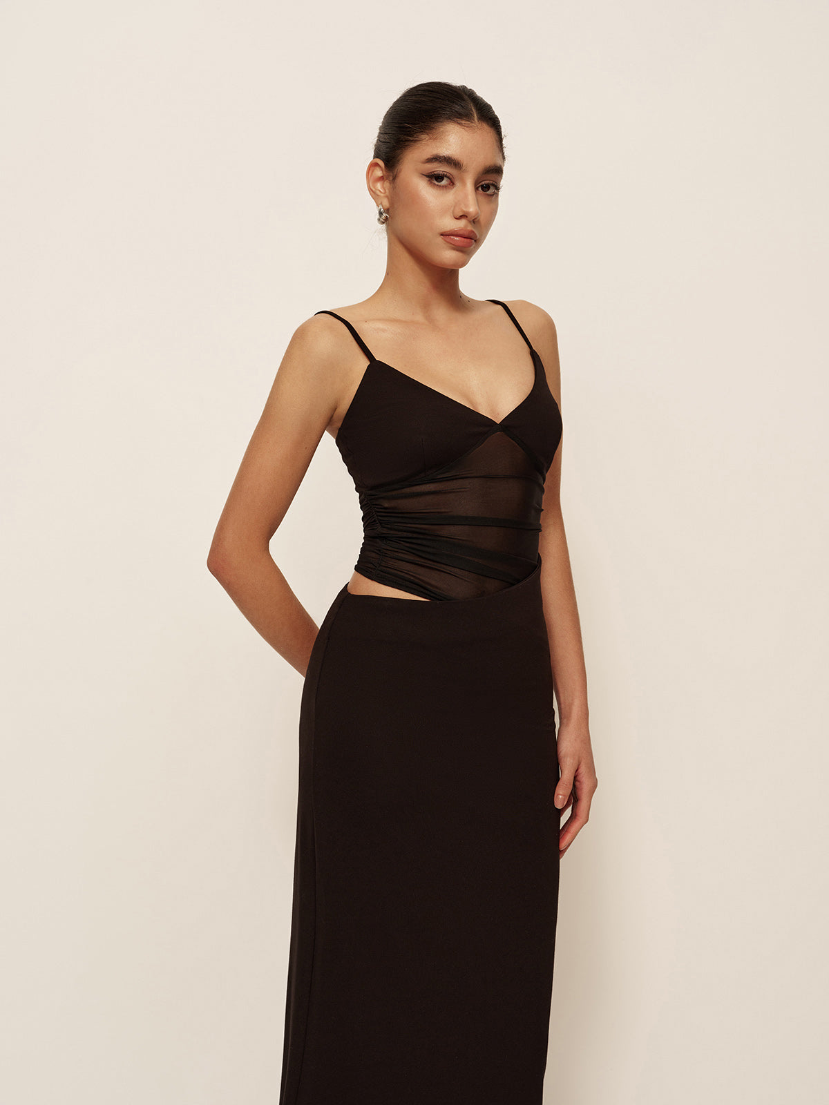 Esme Women's Asymmetric Dress - back view