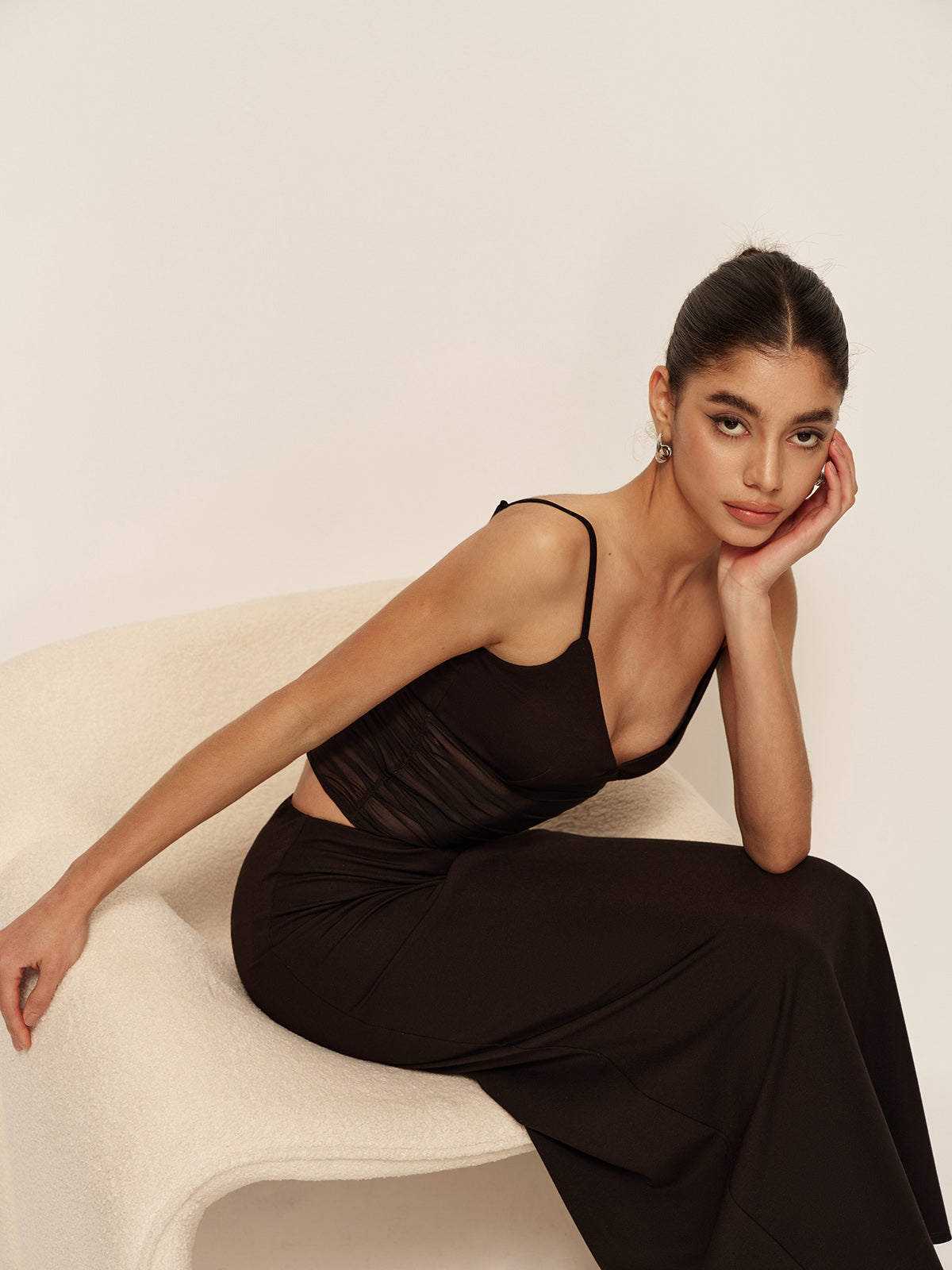 Esme Women's Asymmetric Dress - close-up detail