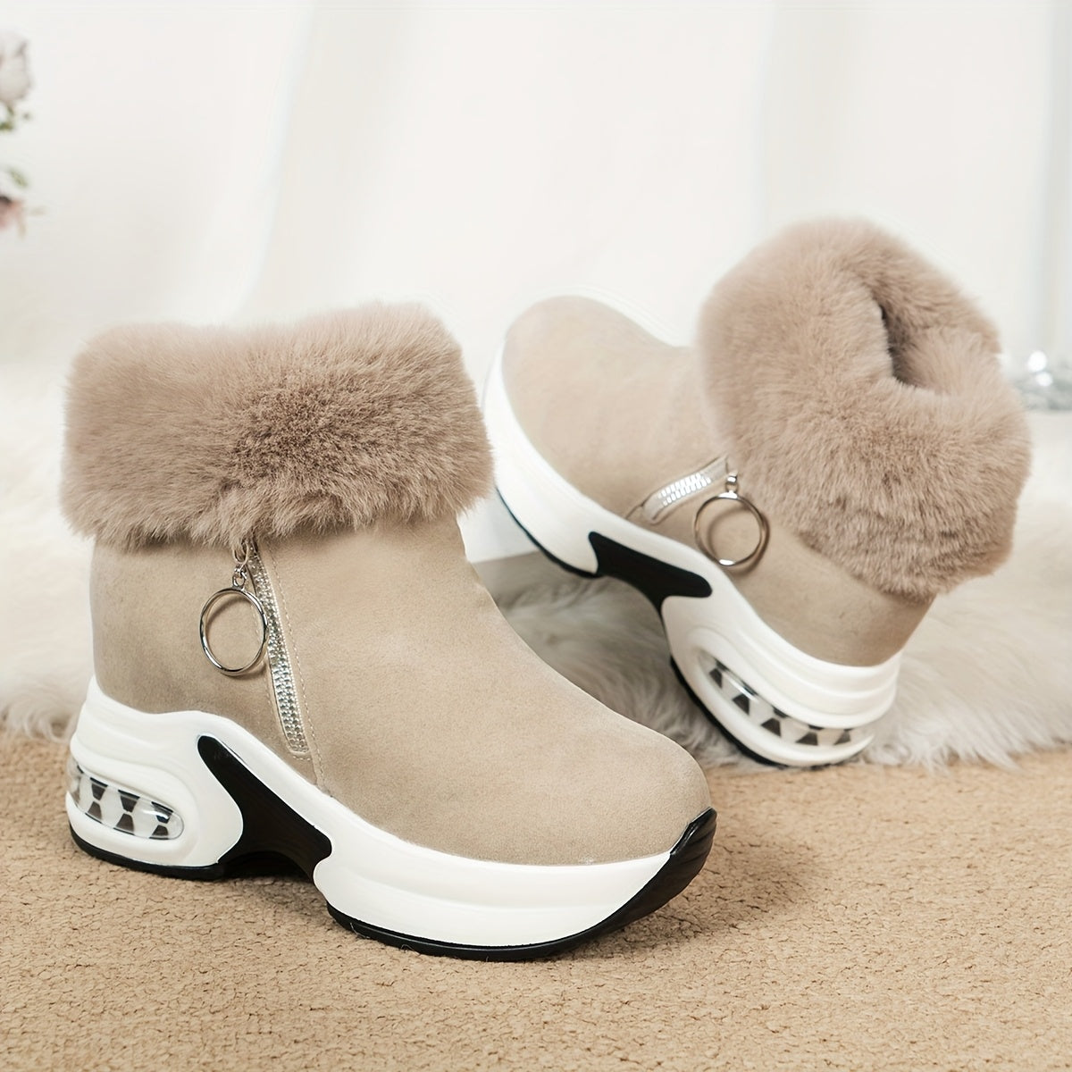 Ulla Women's Platform Boots - styled view