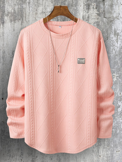 Ava Women's Cable Knit Knit Crewneck - front view