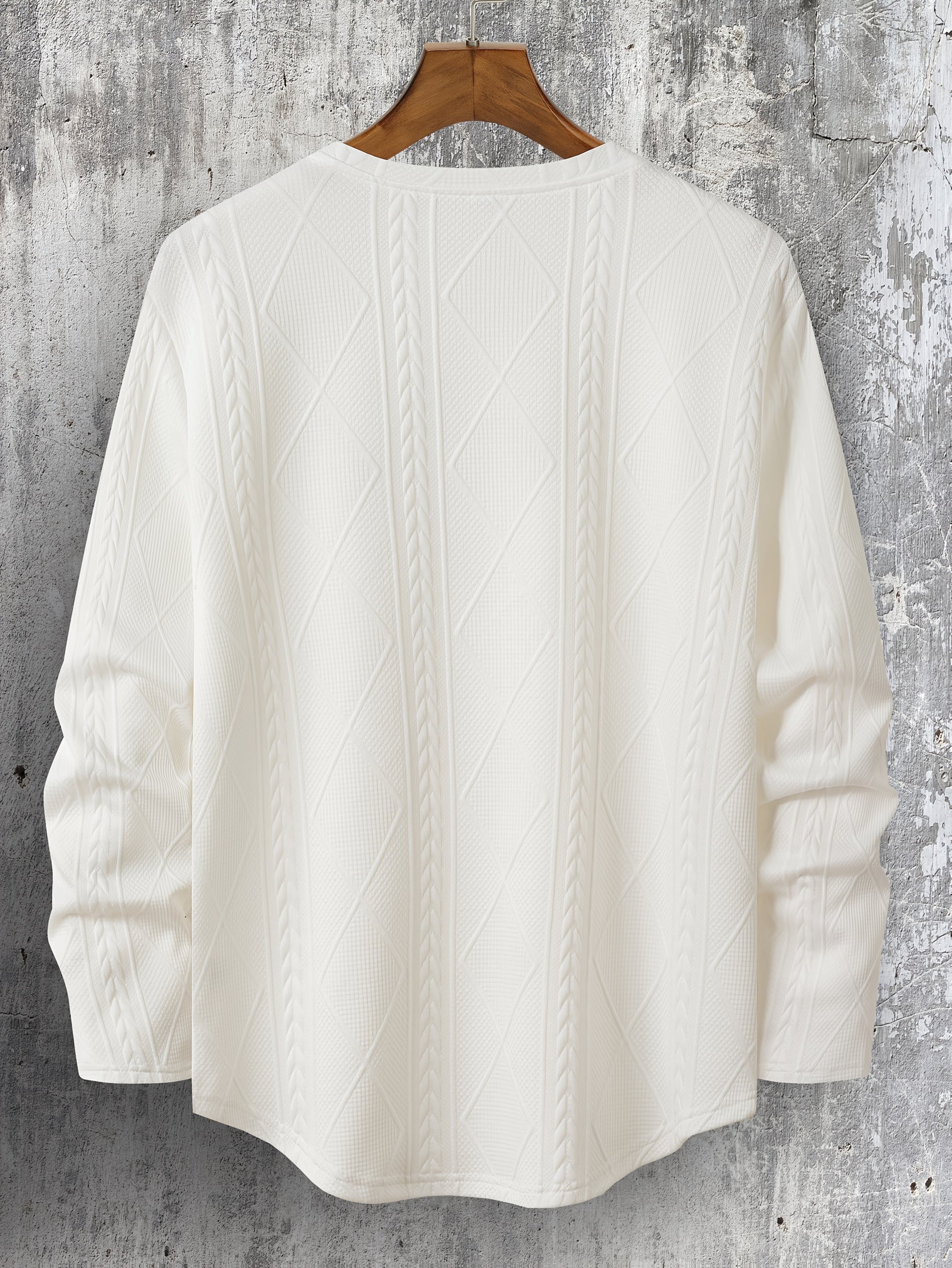 Ava Women's Cable Knit Knit Crewneck - styled view