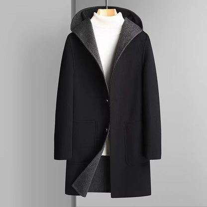 Ulric Men's Trench Coat - back view