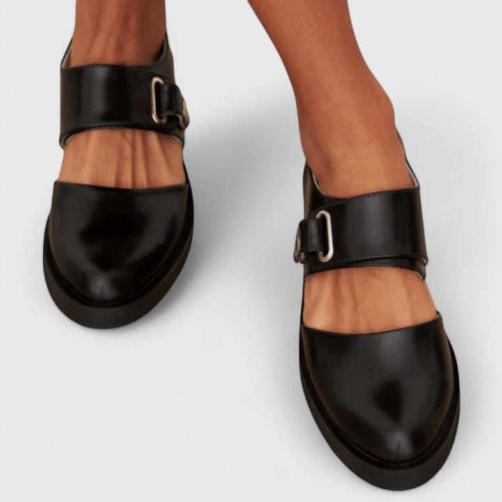 Odette Women's Loafers - fabric and finish detail