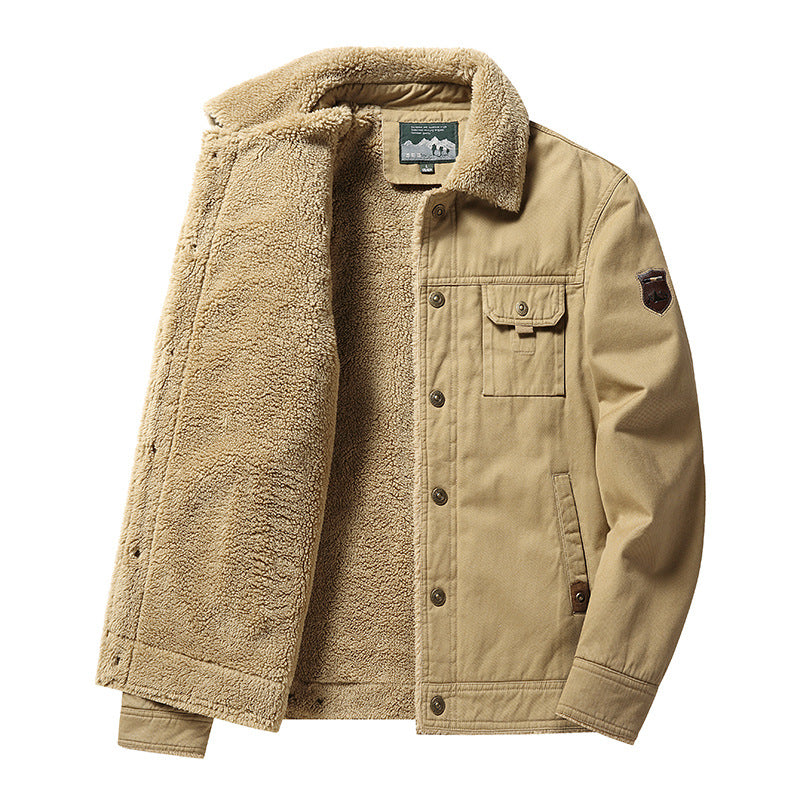 Lachlan Men's Jacket - fabric and finish detail
