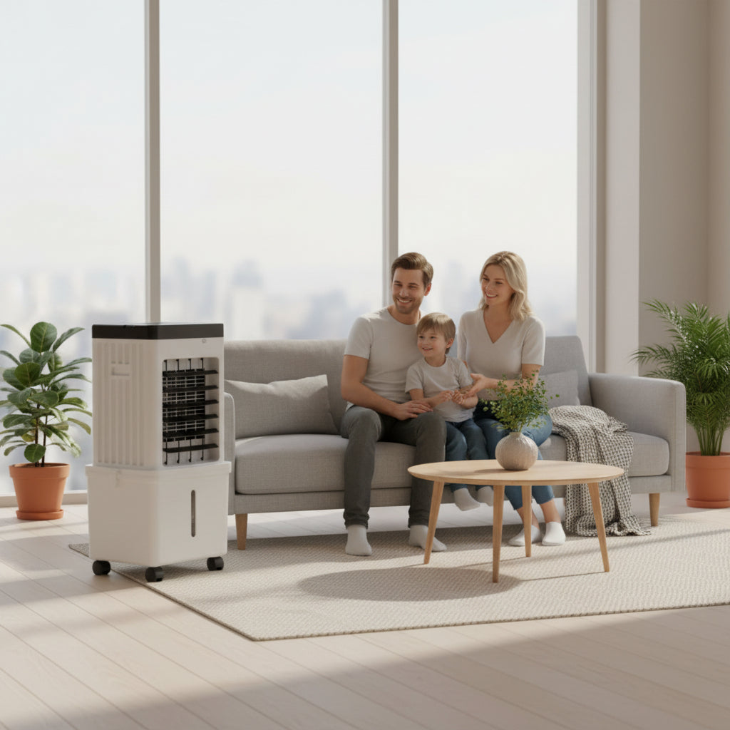 Haven Portable Air Conditioner - fabric and finish detail