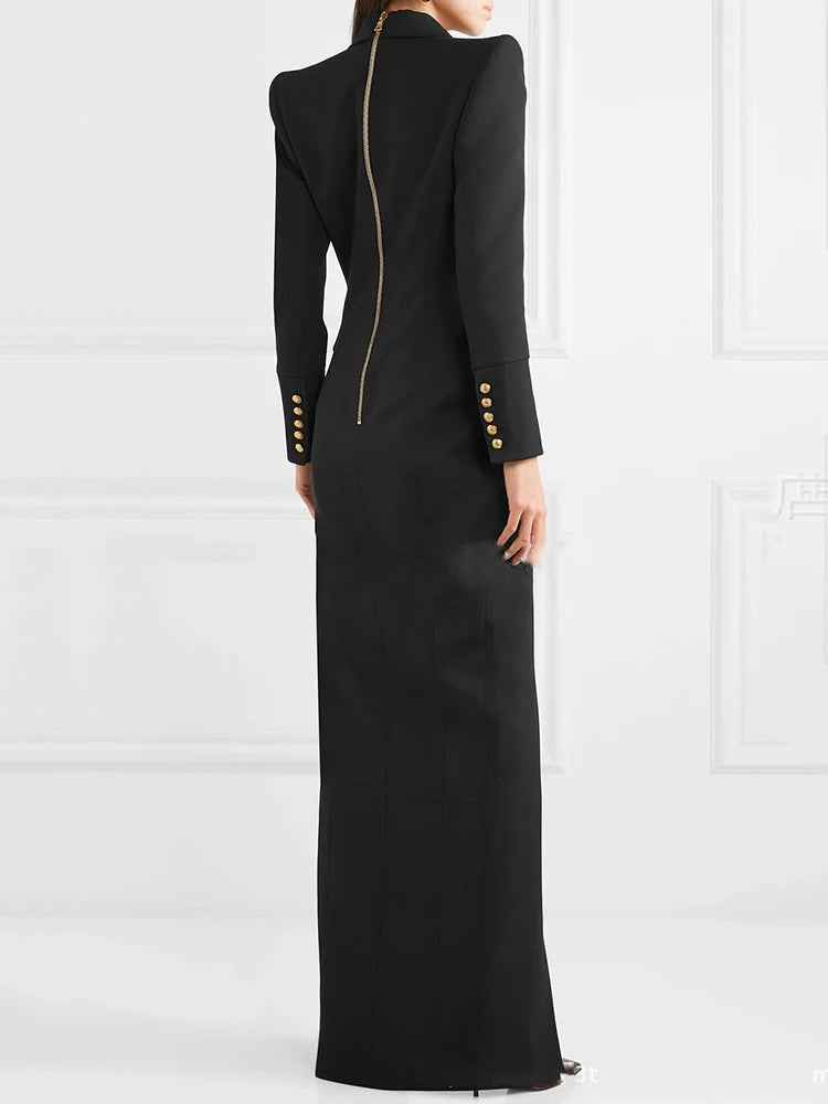 Darcy Women's Maxi Dress - fabric and finish detail