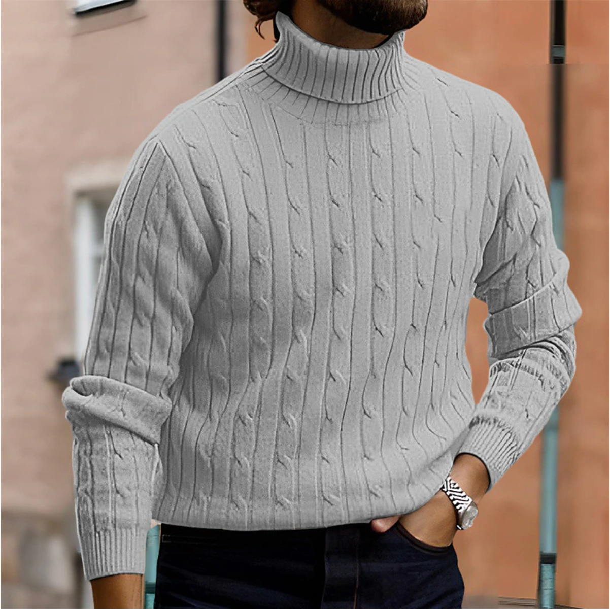 Owen Men's Sweater - back view