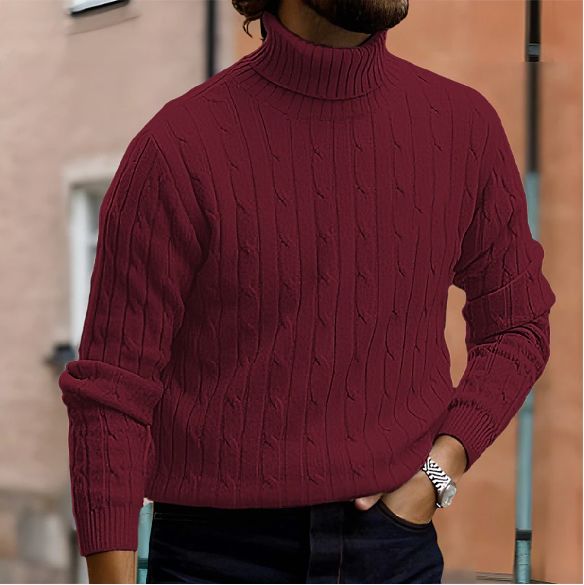 Owen Men's Sweater - full-length view