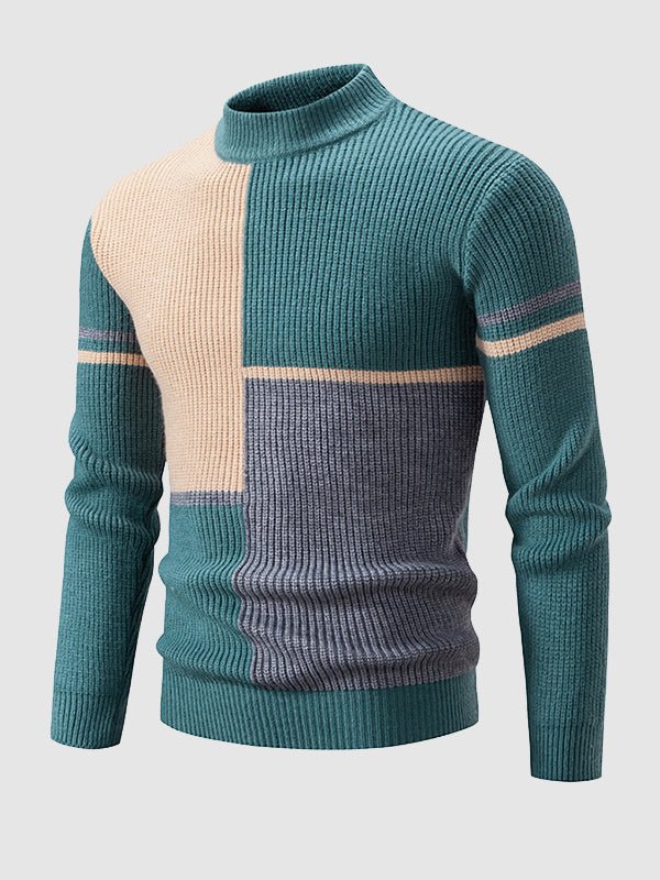 Bruno Men's Sweater | Mock Neck