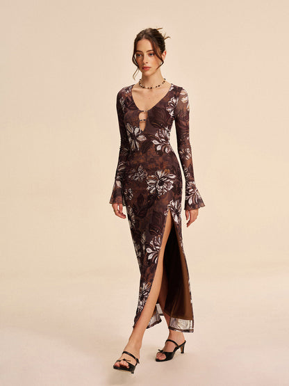 Uma Women's Oversized Dress - close-up detail