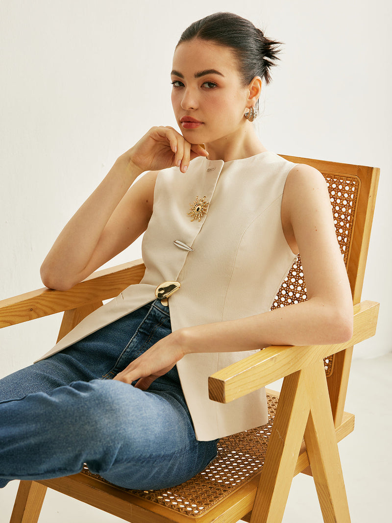 Lumi Women's Vest - styled view