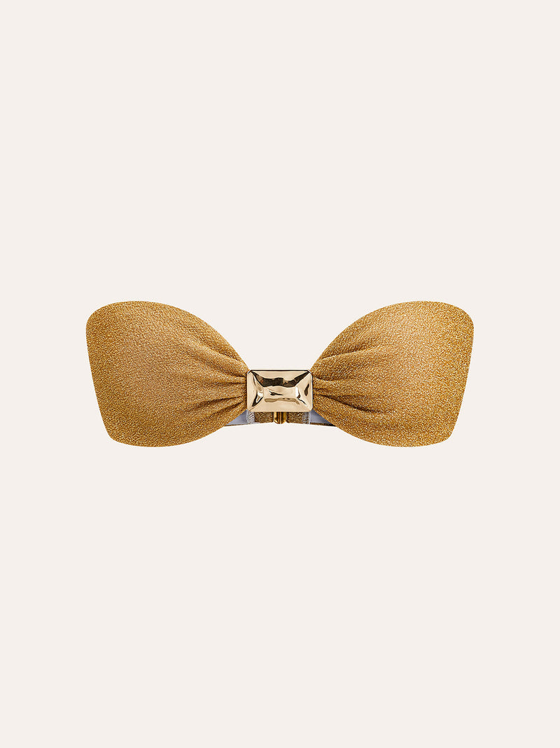 Fleur Women's Swimsuit | Bow, Metallic